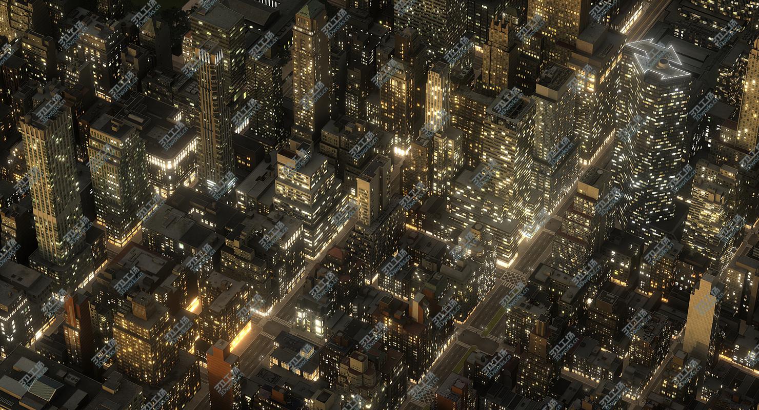 images/goods_img/20210113/Manhattan District Night block01 Low Poly/5.jpg